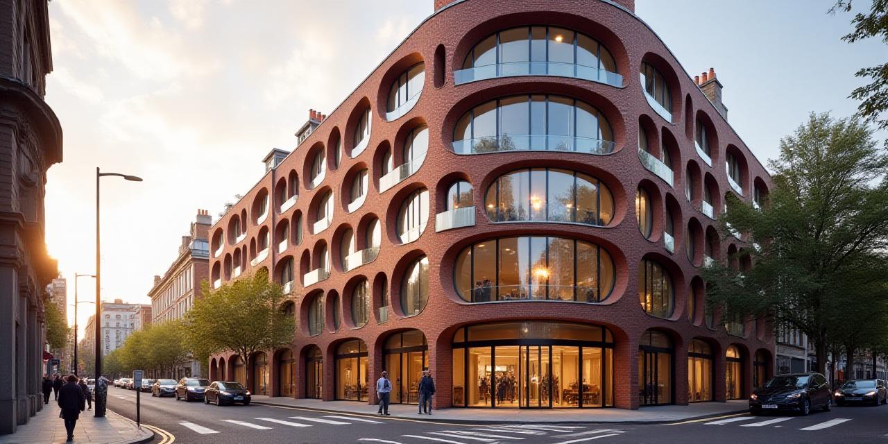 A styled aerial view of South London featuring Portland Grove area