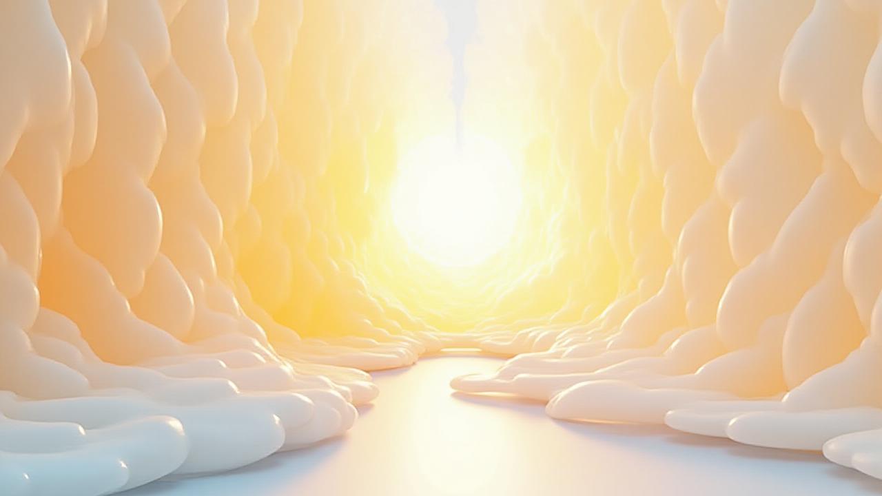 Abstract visualization of a hyper-personalized customer retail journey flow